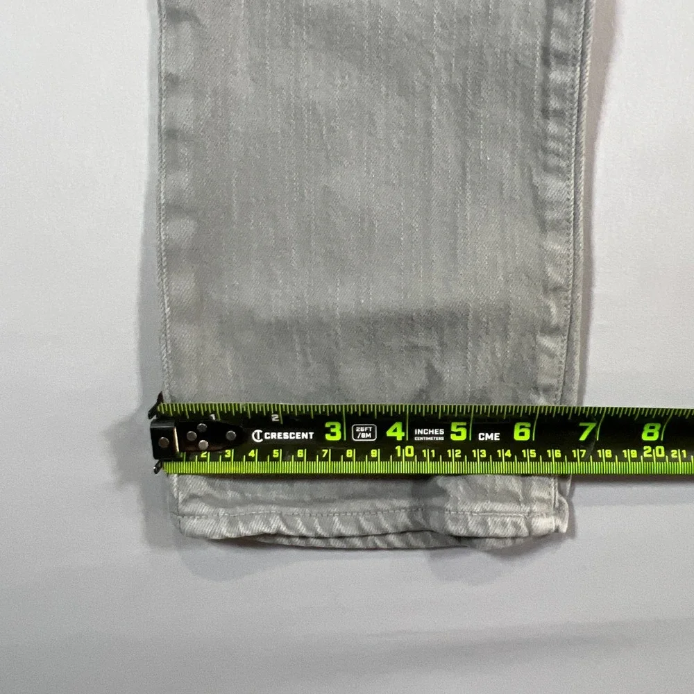 Bonobos Travel Jeans Men 28x32 Gray Cotton Stretch Low Rise Straight Leg Zip Fly